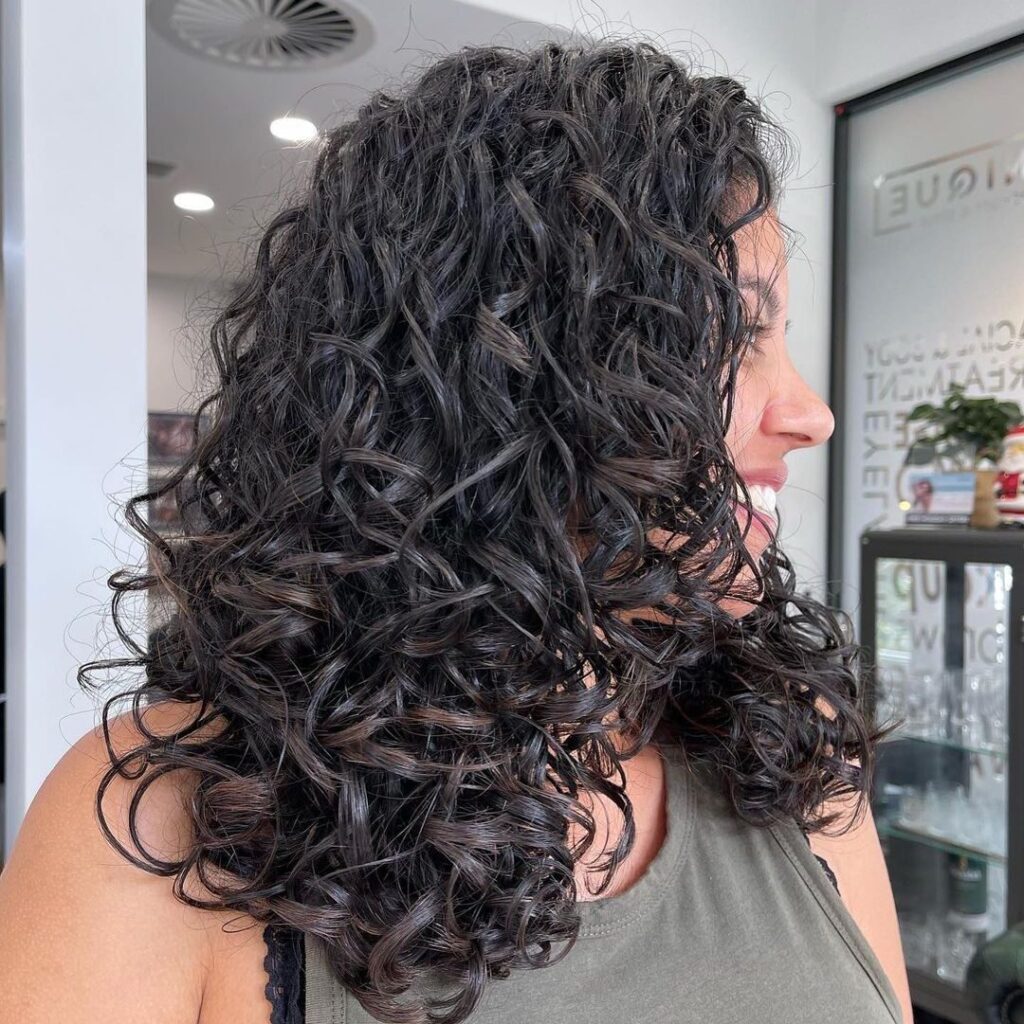 curly hair hairdresser perth