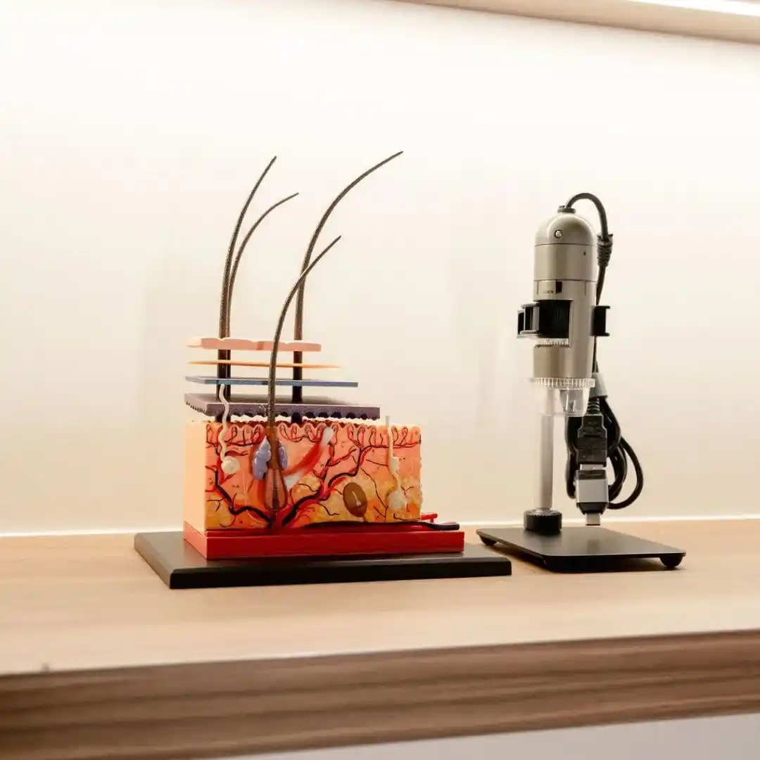 Advanced scalp analysis and hair loss treatment by a Trichologist in Perth.