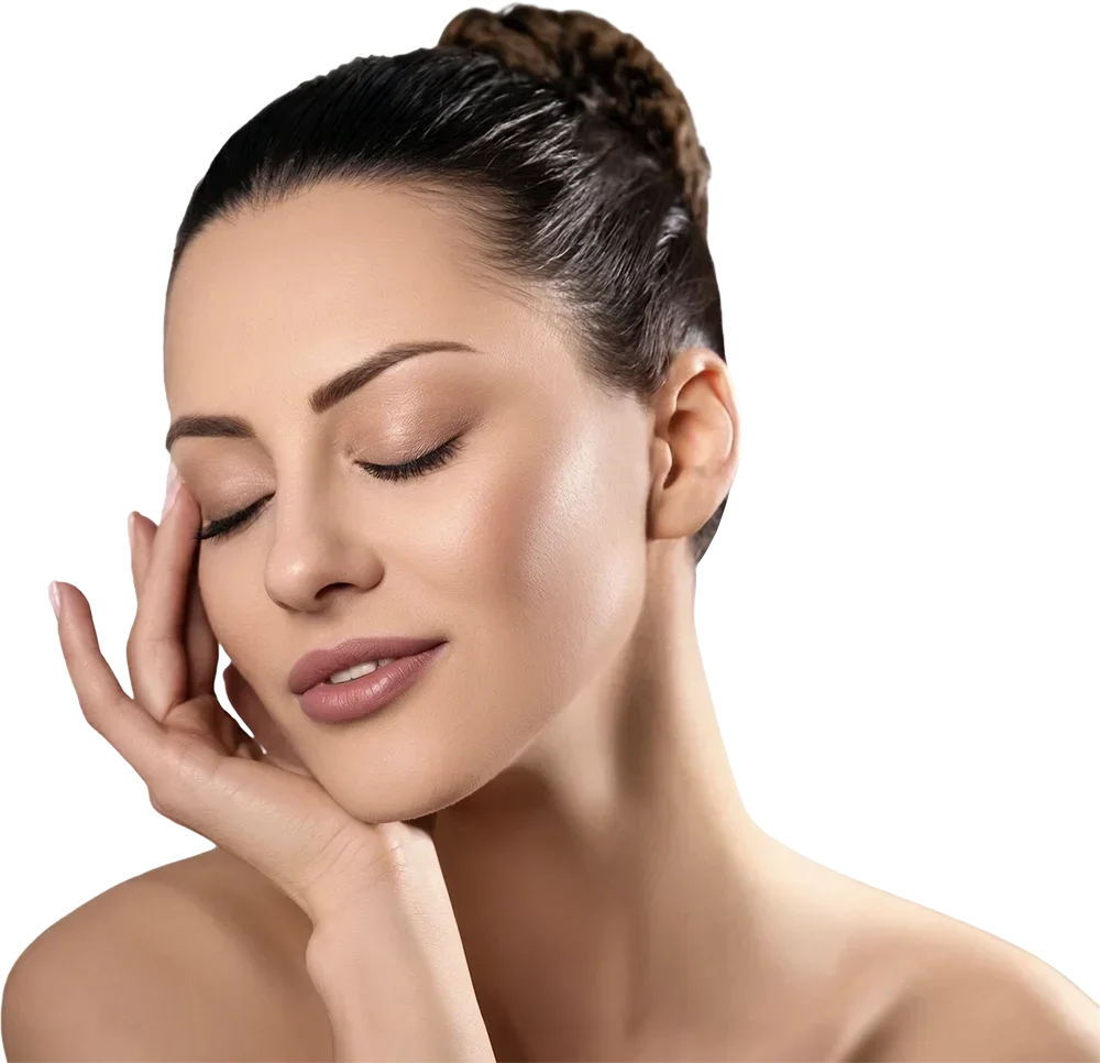 Artistic close-up of a human eye where the blue iris depicts a miniature ocean scene with waves and a sandy beach, showcasing the creative vision at Unique Beauty & Style Perth.